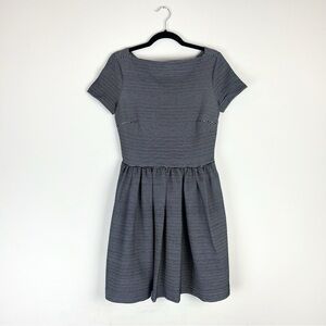 Miu Miu Black White Striped Sheath Dress Sz M